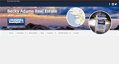 Desktop Screenshot of beckyadams.com